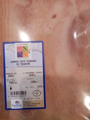 Jambon Cuit Fagnard En Tranche
