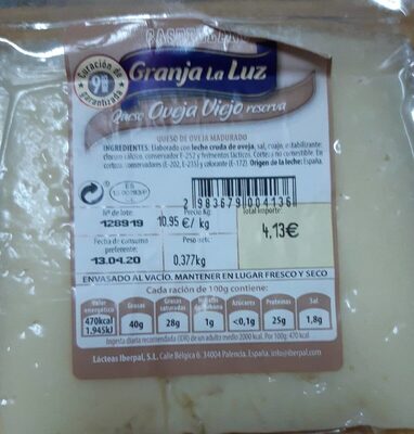 Queso Oveja Viejo Reserva