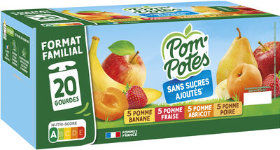Pom'potes Compotes Gourdes Multivariétés 20x90g