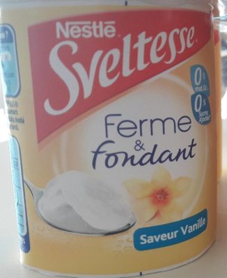 Ferme Et Fondant Saveur Vanille