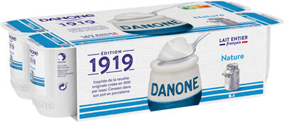 Danone Lait Entier Arome Nature 125 G X 8