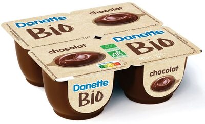 Danette Creme Dessert Bio Saveur Chocolat 95 G X 4 Pcb4