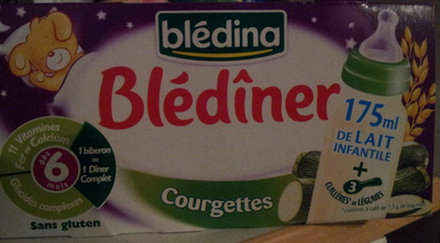 Blediner - Mon Repas Complet Du Soir Aux Courgettes