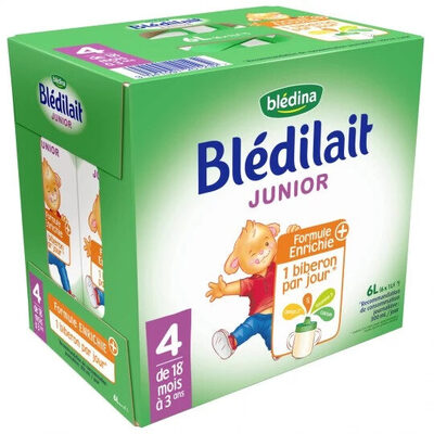 Bledilait Junior 4 Liquide 6x1l De 18 Mois À 3 Ans