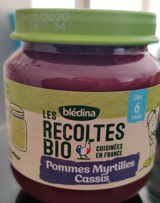 Les Récoltes Bio - Pommes Myrtilles Cassis