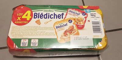 Bledichef X 4 Cassolette De Patate Douce, Légumes Et Poulet / Spaghetti À La Bol