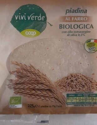Piadina Al Farro Biologica
