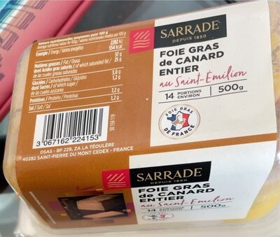 Foie Gras De Canard Entier Au Emilion Et Épices