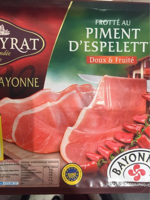 Jambon De Bayonne Frotté Au Piment D'espelette
