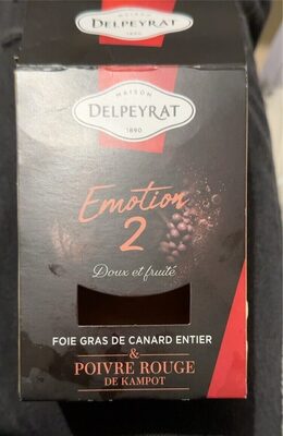 Foie Gras De Canard Entier Poivre Rouge