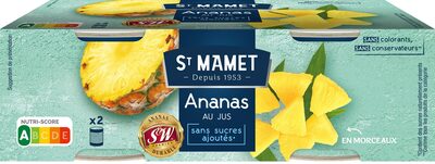 Ananas Origine Philippines En Tranches Au Jus Sans Sucres Ajoutés