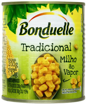 Milho Verde Em Conserva Tradicional Bonduelle Lata 170g