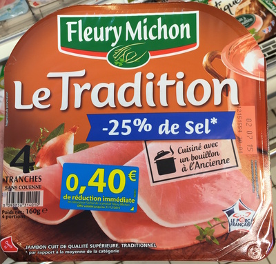 Le Tradition - Jambon Cuit De Qualité Supérieure