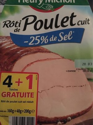 Rôti De Poulet Cuit 100% Filet