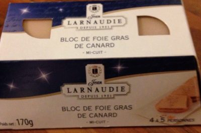 Bloc De Foie Gras De Canard Mi-cuit