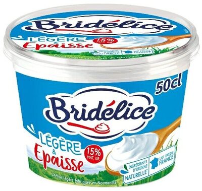 Crème Fraiche Légère & Épaisse 15%mg