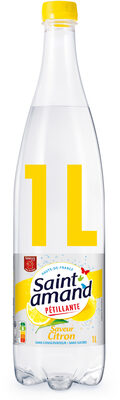 St Amand Eau Minérale Naturelle Pétillante Aromatisée Citron 1l