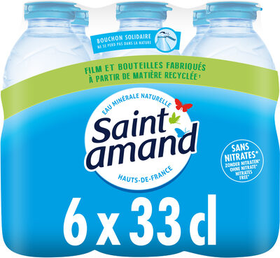 St Amand Eau Minérale Naturelle Mademoiselle 6x33cl