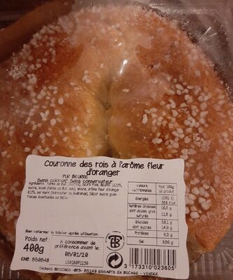 Couronne Des Rois A L'arôme De Fleur D'oranger