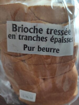 Brioche Tressée En Tranches Épaisses Pur Beurre