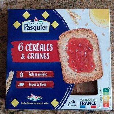 Biscottes 6 Céréales Et Graines