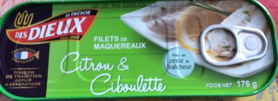 Filets De Maquereaux Citron & Ciboulette