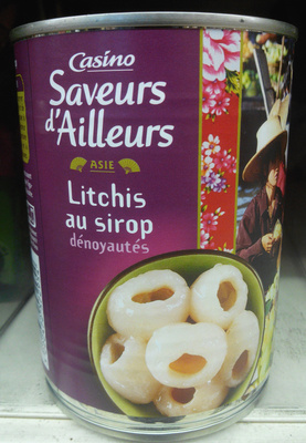 Litchis Au Sirop Léger Dénoyautées