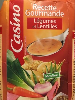 Mouliné De Légumes Aux Lentilles