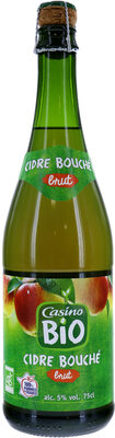 Cidre Bouché Brut Biologique 5% Vol 75cl Bio