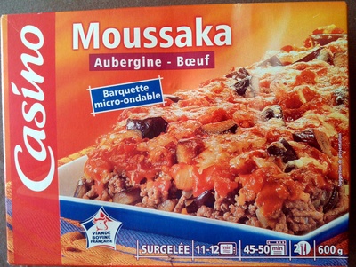 Moussaka Aubergine - Boeuf Surgelée