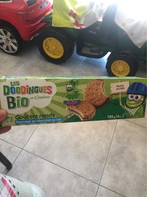 Goûters Ronds Fourrage Au Chocolat Au Lait