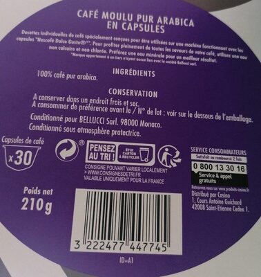 Capsules Espresso Intenso