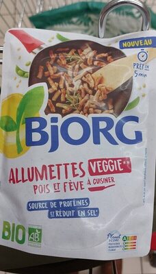 Allumettes Veggie Pois Et Fève