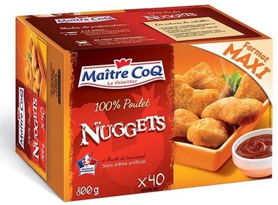 Nuggets 100% Poulet 800g