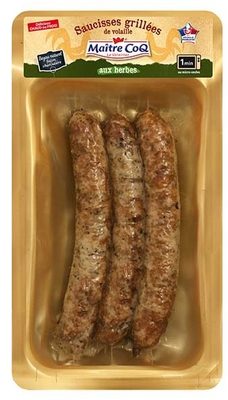 Saucisses Grillées De Volaille Aux Herbes
