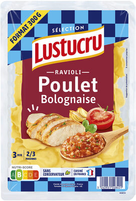 Lustucru Ravioli Poulet Bolognaise 300g