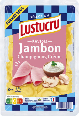 Lustucru Ravioli Jambon Creme Champignons 300g