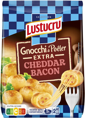 Gnocchi A Poeler Extra Cheddar Bacon 280g Lu