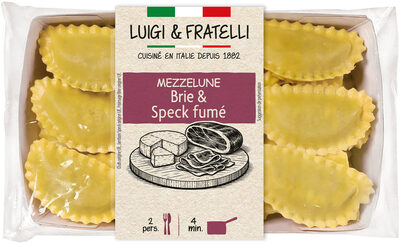 Luigi Et Fratelli Mezzelune Brie Speck 250g