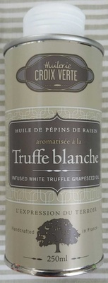 Huile De Pépins De Raisin Aromatisée À La Truffe Blanche