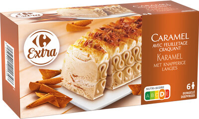 Caramel Avec Feuilletage Craquant