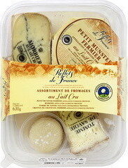 Plateau Assortiment De Fromages Au Lait Cru