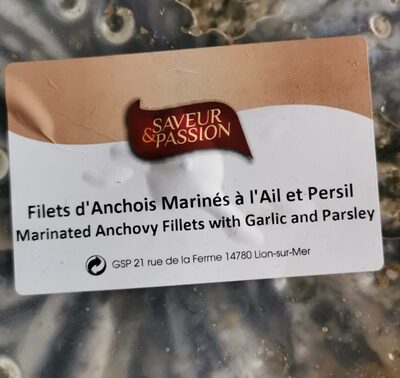 Filet D'anchois Mariné À L'ail Et Persil