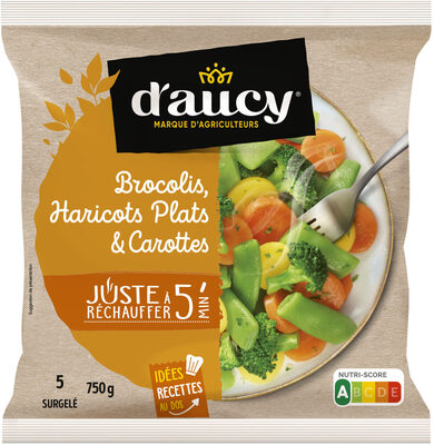 Brocolis, Haricots Plats & Carottes Juste À Réchauffer