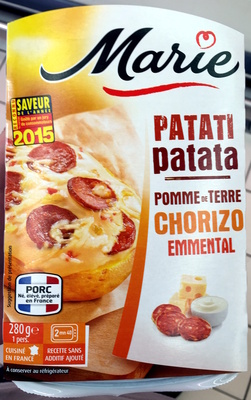 Patati Patata, Pomme De Terre Chorizo Emmental