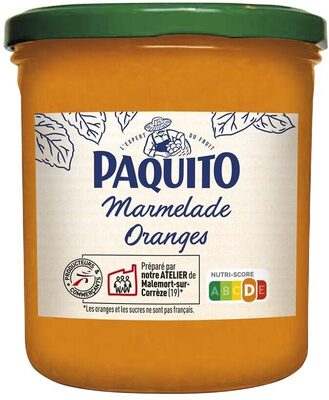Marmelade D'oranges 28% Fruits