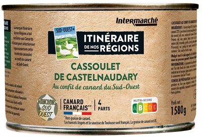 Cassoulet Au Confit De Canard Du Sud-ouest 4 Parts 1580g