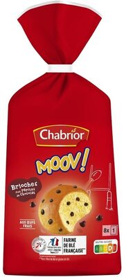 Moov Briochettes Aux Pépites De Chocolat Noir *8 336g