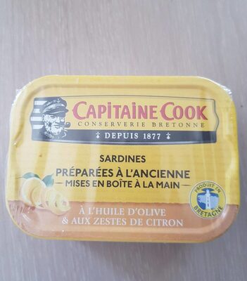 Sardines À L'huile D'olive Et Aux Zestes De Citron