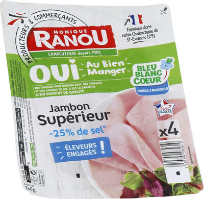 Jambon Supérieur - 25% De Sel